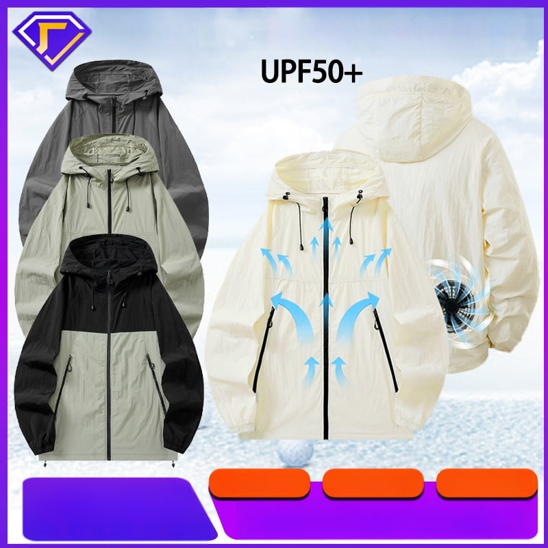 Neilona jaka ar kapuci – ultra plāna, elpojoša, ar rāvējslēdzēja kabatām