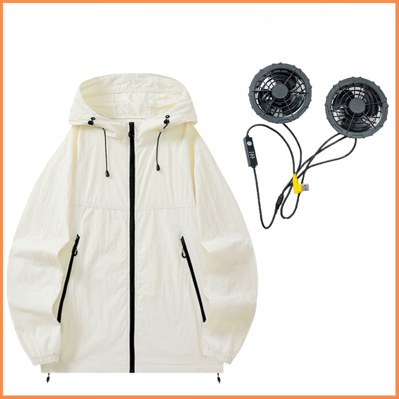 Neilona jaka ar kapuci – ultra plāna, elpojoša, ar rāvējslēdzēja kabatām