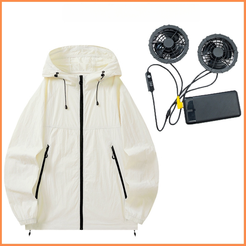 Neilona jaka ar kapuci – ultra plāna, elpojoša, ar rāvējslēdzēja kabatām