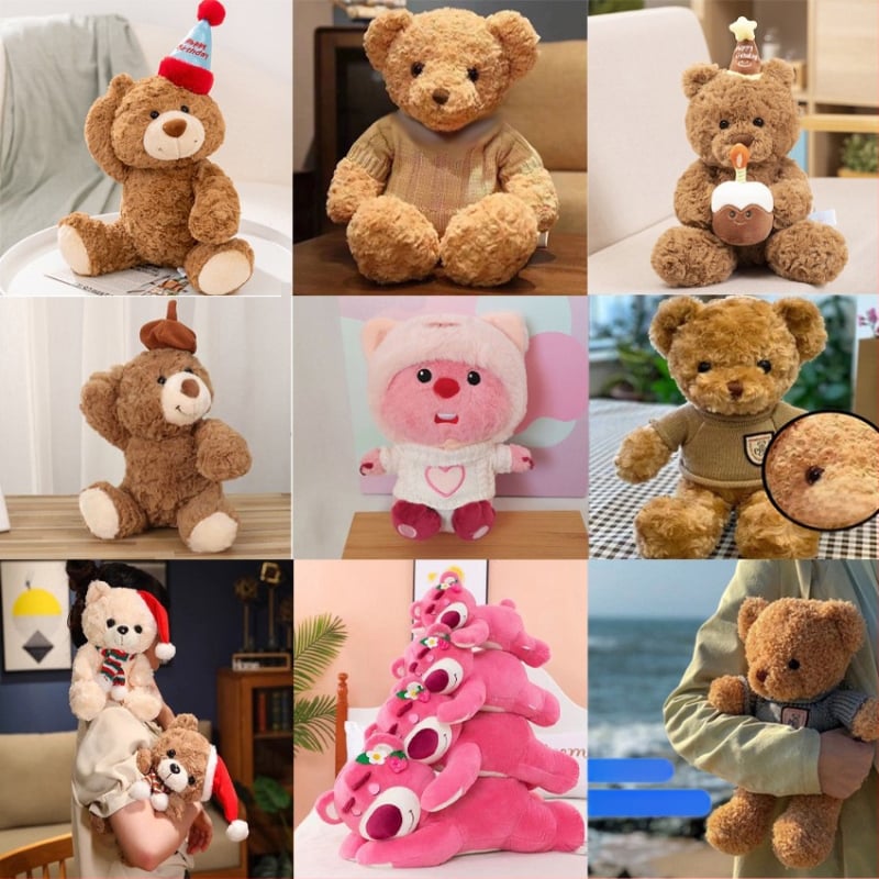 Karupoeg plüüslaps - PP-puuvillane täidis, plüüslind loom, sobib 7–14-aastastele.