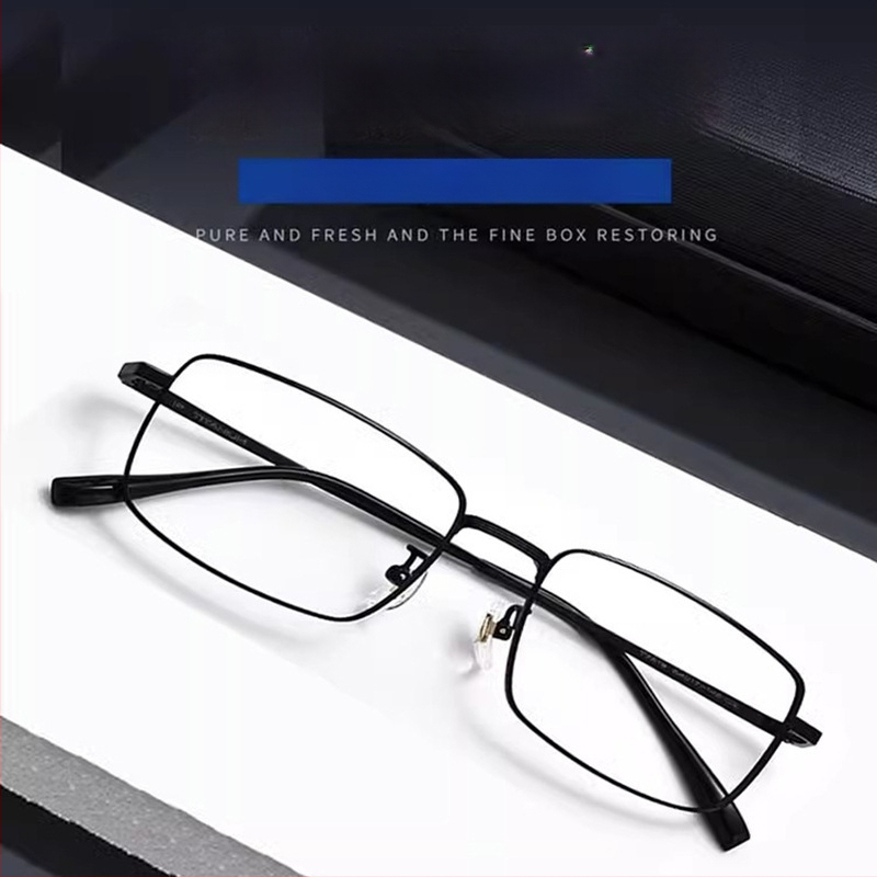 Lasīšanas brilles - akrila lēcas, anti-zilā gaisma, bezrāmju, titāna sakausējuma rāmis