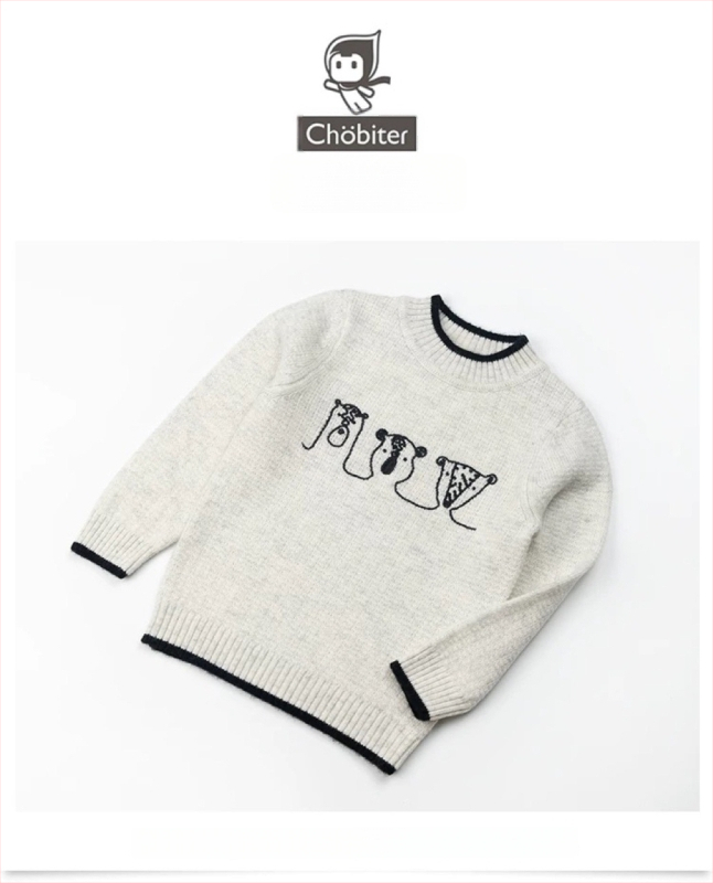 Vaikų kašmyro megztinis, storas megztimo audinys, apvalus kaklas, ilgos rankovės, dryžių/karikatūrų/abstraktus raštų, švelnus fliso paviršius, enziminis skalbimas, Korėjietiškas stilius, amžiaus grupė 3–8 m, 100% kašmyras.