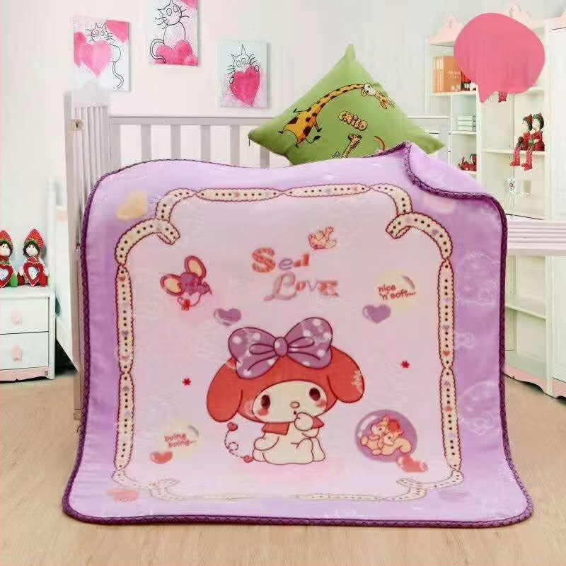 Raschel antklodė, cheminiai pluoštai, 500-800 g, skirta 1-3 metų amžiaus, animacinio stiliaus