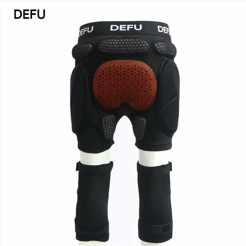 DEFU Ски защитно оборудване: протектори за колене, прасци, лакти и ханш, EVA материя