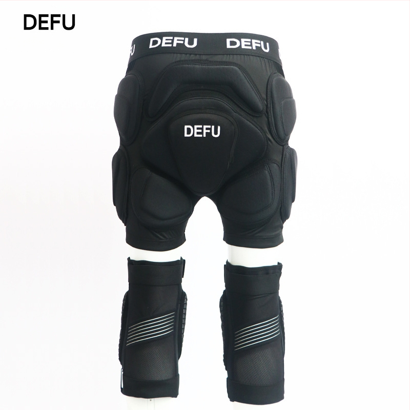 DEFU Ски защитно оборудване: протектори за колене, прасци, лакти и ханш, EVA материя