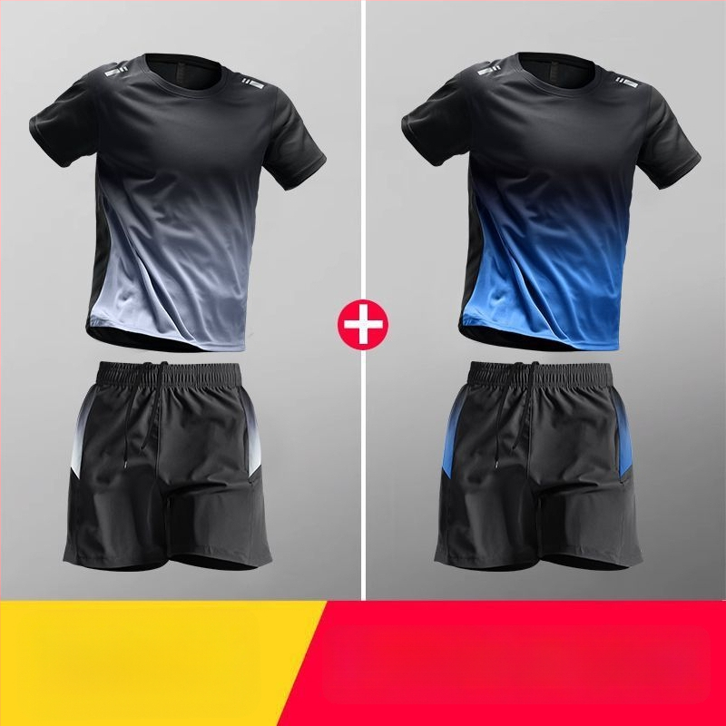 Vīriešu ātri žūstošs T-krekls no ice silk, elpojošs, brīvs piegriezums