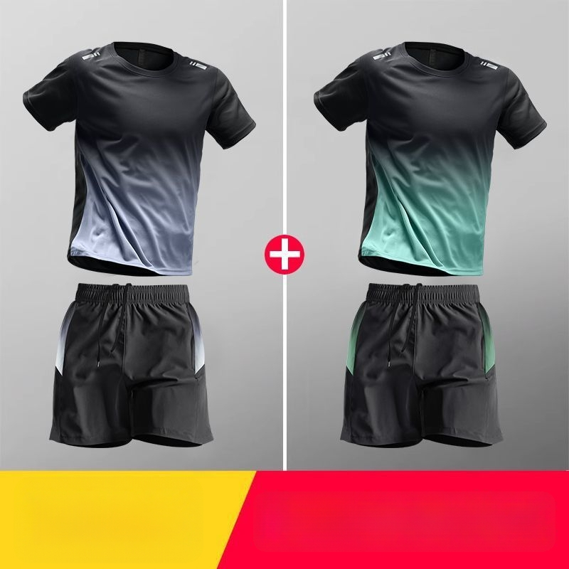 Vīriešu ātri žūstošs T-krekls no ice silk, elpojošs, brīvs piegriezums