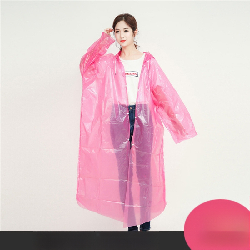 Lietus pončo tūrisma vajadzībām — atkārtoti lietojams, bieza auduma ar ietekmes audumu, pieaugušajiem, ārējiem pārgājieniem