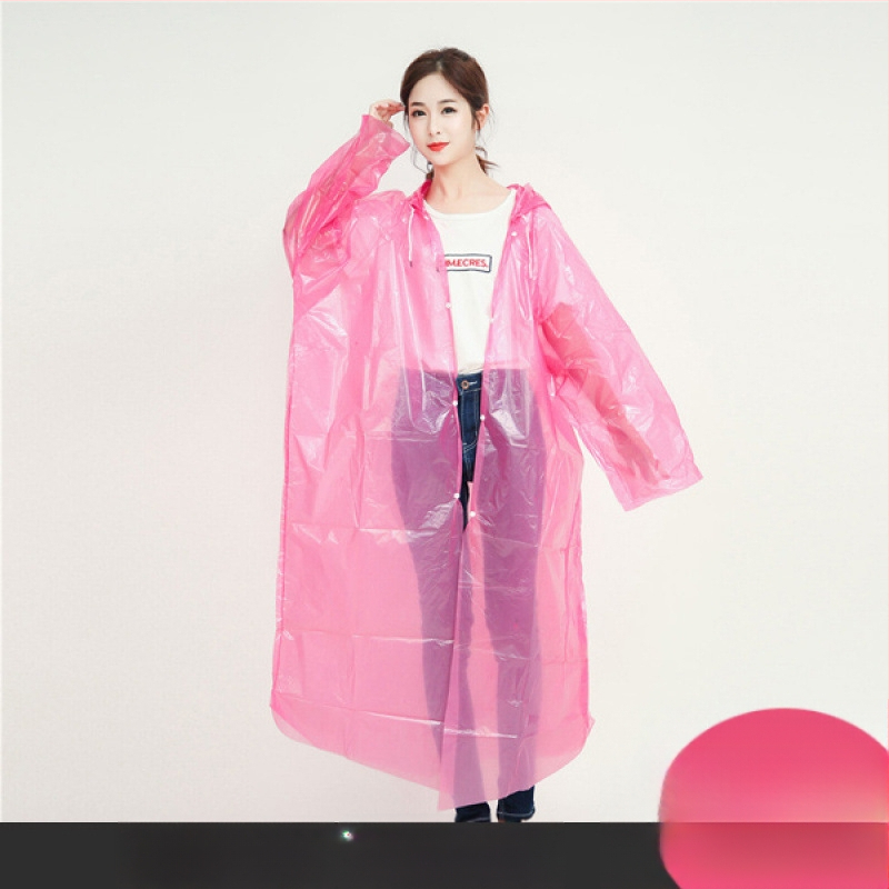 Lietus pončo tūrisma vajadzībām — atkārtoti lietojams, bieza auduma ar ietekmes audumu, pieaugušajiem, ārējiem pārgājieniem