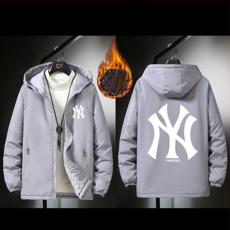 Jachetă bărbați cu glugă – rezistentă la vânt, caldă, poliester, îmbrăcare exterioară de iarnă, stil urban tineret