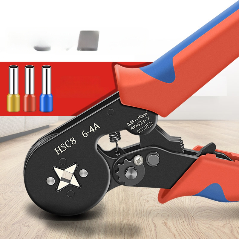 Jingyue Electric Terminālu presēšanas knaibles caurulīšu termināļiem — īpaša presēšana caurulīšu termināļiem; Sastāvs: niķeļa-hroma sakausējuma tērauds; Svars: 0,378