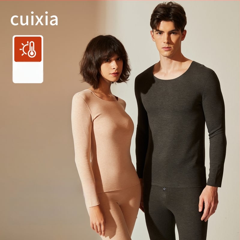 Termiska bāzes komplekts sievietēm no kašmīra un zīda, garas piedurknes, garas bikses, ekstra biezs