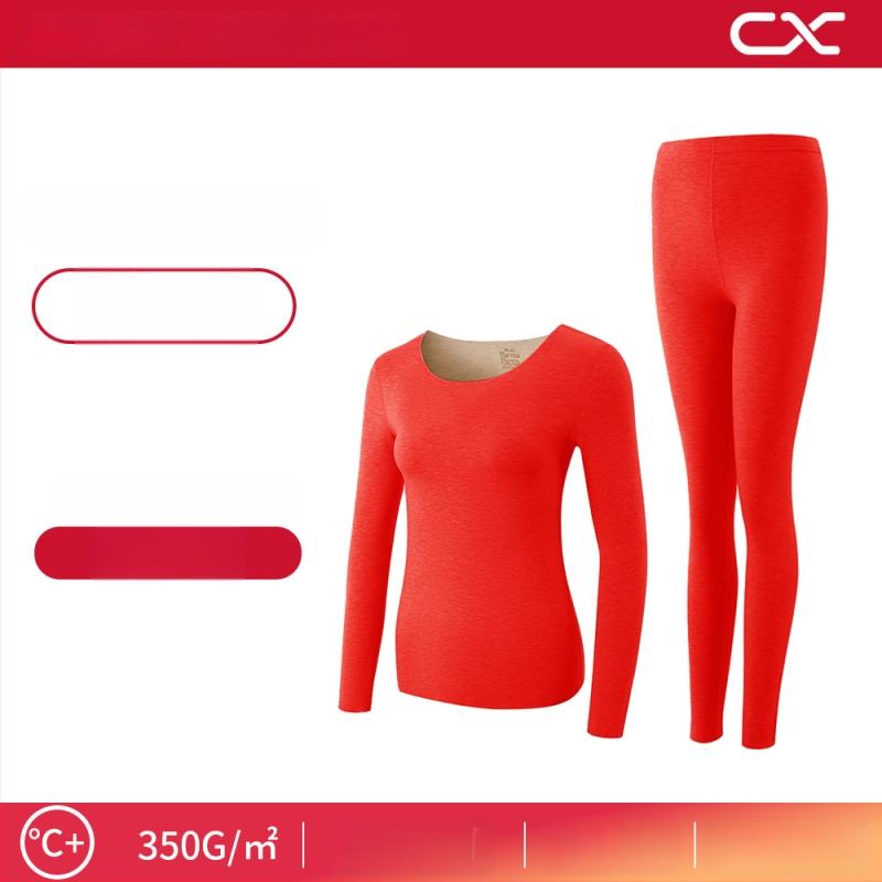 Termiska bāzes komplekts sievietēm no kašmīra un zīda, garas piedurknes, garas bikses, ekstra biezs