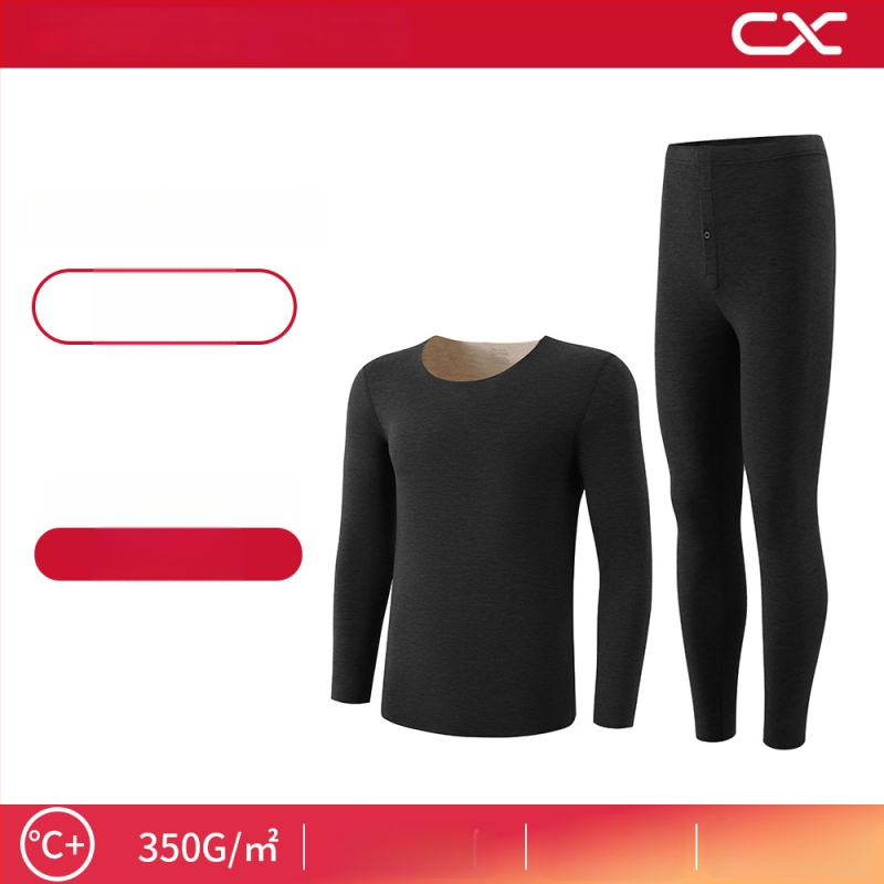 Termiska bāzes komplekts sievietēm no kašmīra un zīda, garas piedurknes, garas bikses, ekstra biezs