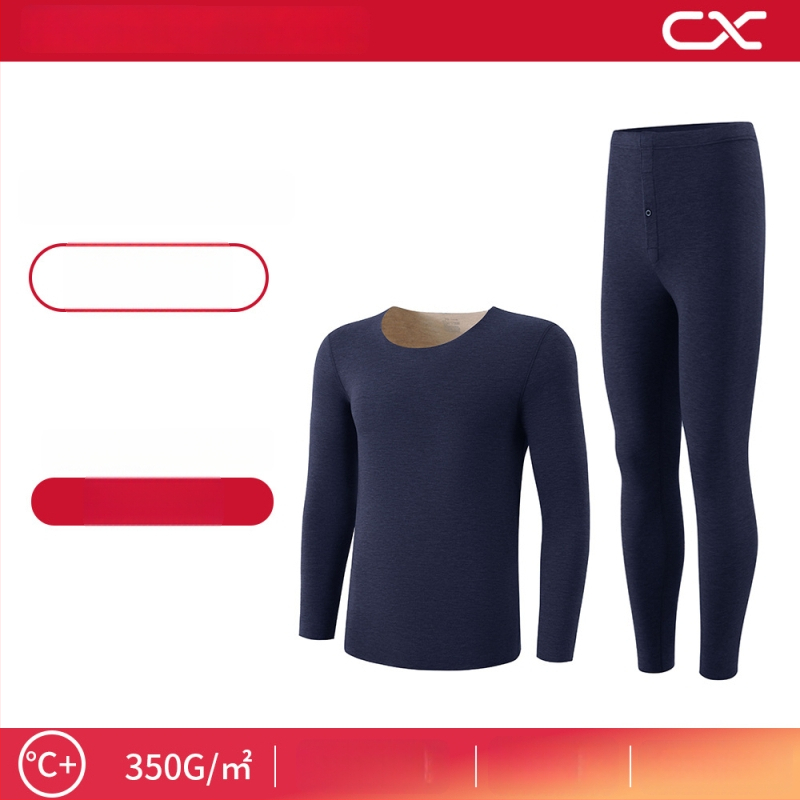 Termiska bāzes komplekts sievietēm no kašmīra un zīda, garas piedurknes, garas bikses, ekstra biezs