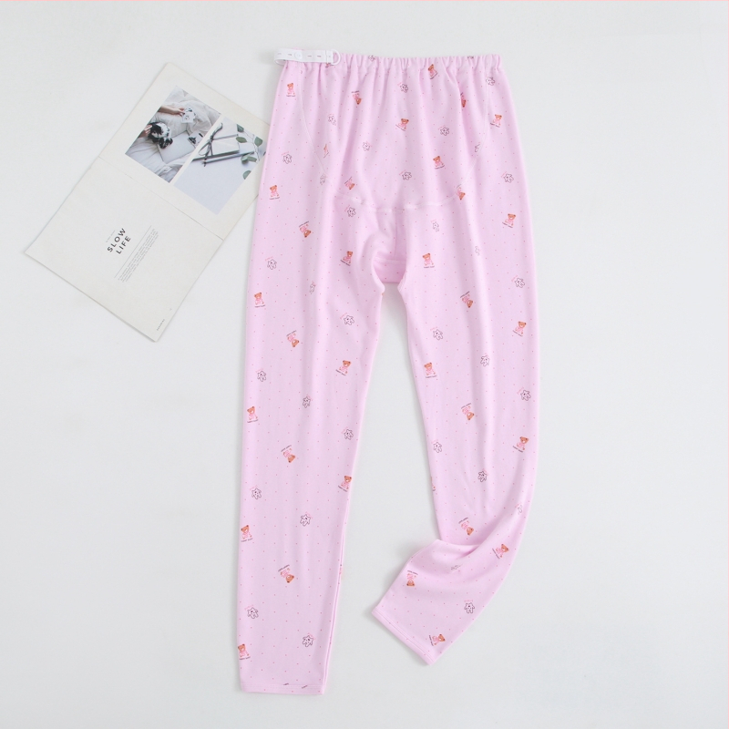 Εγκυμοσύνης φθινοπωρινά παντελόνια με υποστήριξη κοιλιάς, 99% βαμβάκι, μεσαίο πάχος, χαλαρή γραμμή