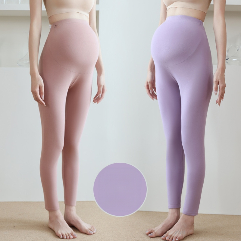 Grūtnieču kokvilnas siltās bikses, 90–95% kokvilna, vēdera atbalsts, vidēja biezuma, rudens–ziemas 2025, pieguļošs piegriezums