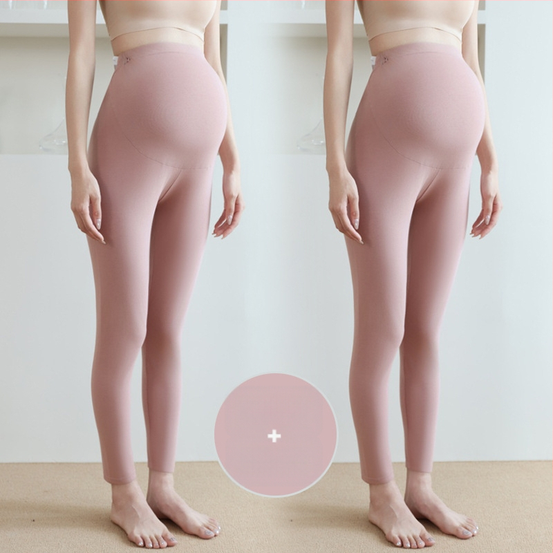 Grūtnieču kokvilnas siltās bikses, 90–95% kokvilna, vēdera atbalsts, vidēja biezuma, rudens–ziemas 2025, pieguļošs piegriezums