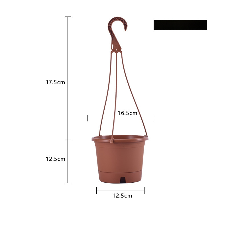 Ghiveci suspendat, plastic reciclat, respirabil, rezistent la deformări, durabil