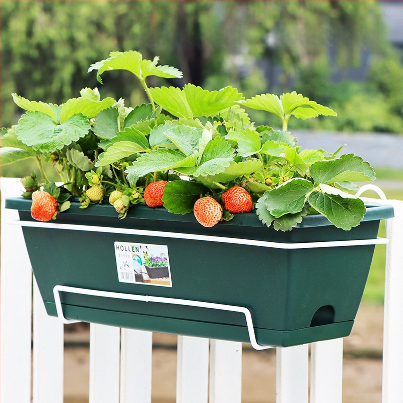 Ghiveci de flori din plastic, dreptunghiular, pentru podea, în stil nordic, pentru grădinărit la domiciliu.