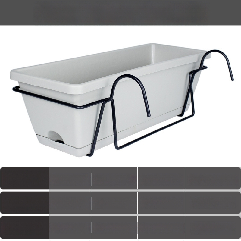 Ghiveci de flori din plastic, dreptunghiular, pentru podea, în stil nordic, pentru grădinărit la domiciliu.