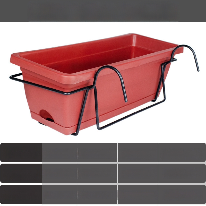 Ghiveci de flori din plastic, dreptunghiular, pentru podea, în stil nordic, pentru grădinărit la domiciliu.