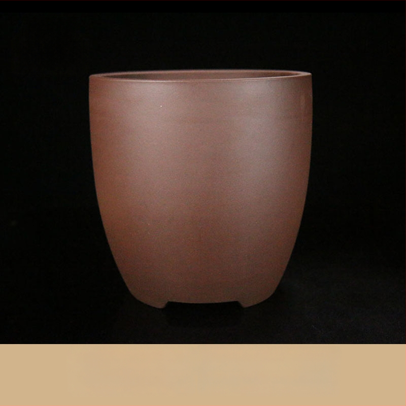 Ghiveci ceramic pentru orhidee, cu design respirabil, lucrat manual, potrivit pentru birou sau podea, stil clasic.