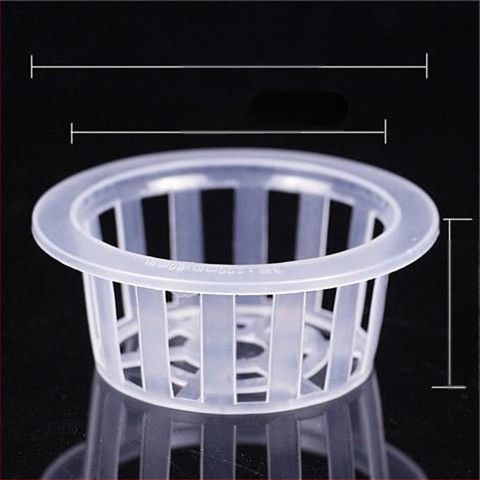 Trīsdaļīgs hidroponikas stikla vāzes komplekts ar sakņu grozu un ūdens trauku