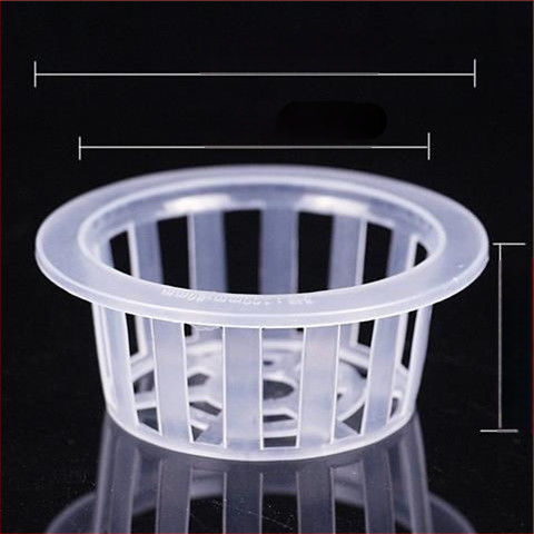 Trīsdaļīgs hidroponikas stikla vāzes komplekts ar sakņu grozu un ūdens trauku