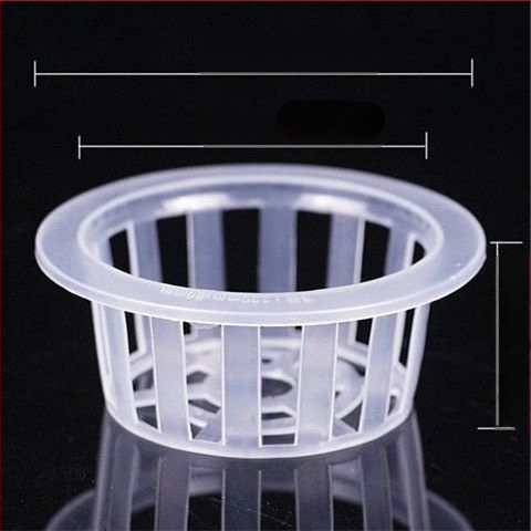 Trīsdaļīgs hidroponikas stikla vāzes komplekts ar sakņu grozu un ūdens trauku