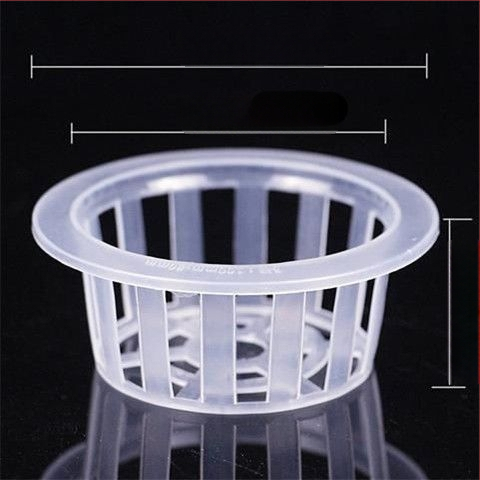 Trīsdaļīgs hidroponikas stikla vāzes komplekts ar sakņu grozu un ūdens trauku