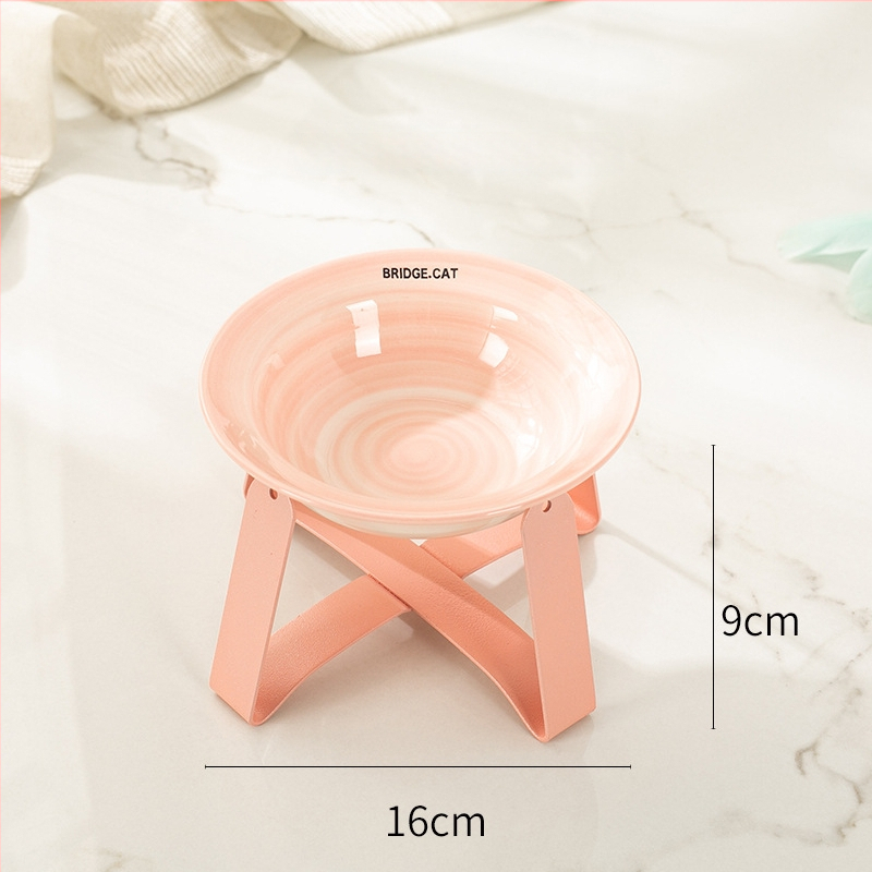 Керамична котешка купичка за храна (Материал: керамика; Подходяща за: котки; Категория: храна за домашни любимци)