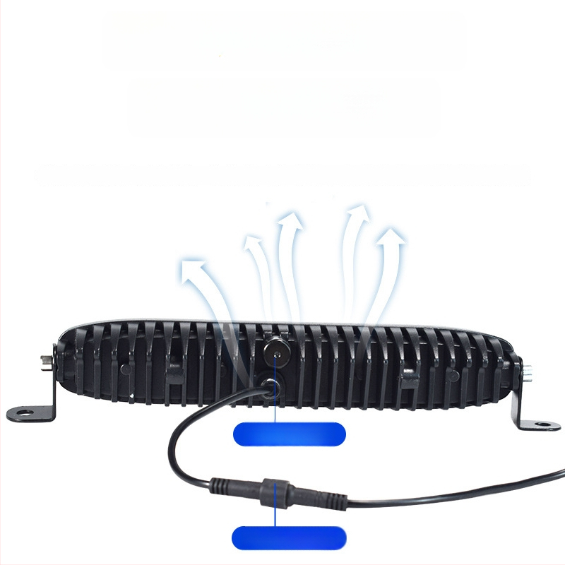 Automobilio grotelėms skirtas lazerinio kanono prožektorius – slėptas LED, 60W, 10–60V, 1440 lm, aliuminio lydinys, modelis W0118d