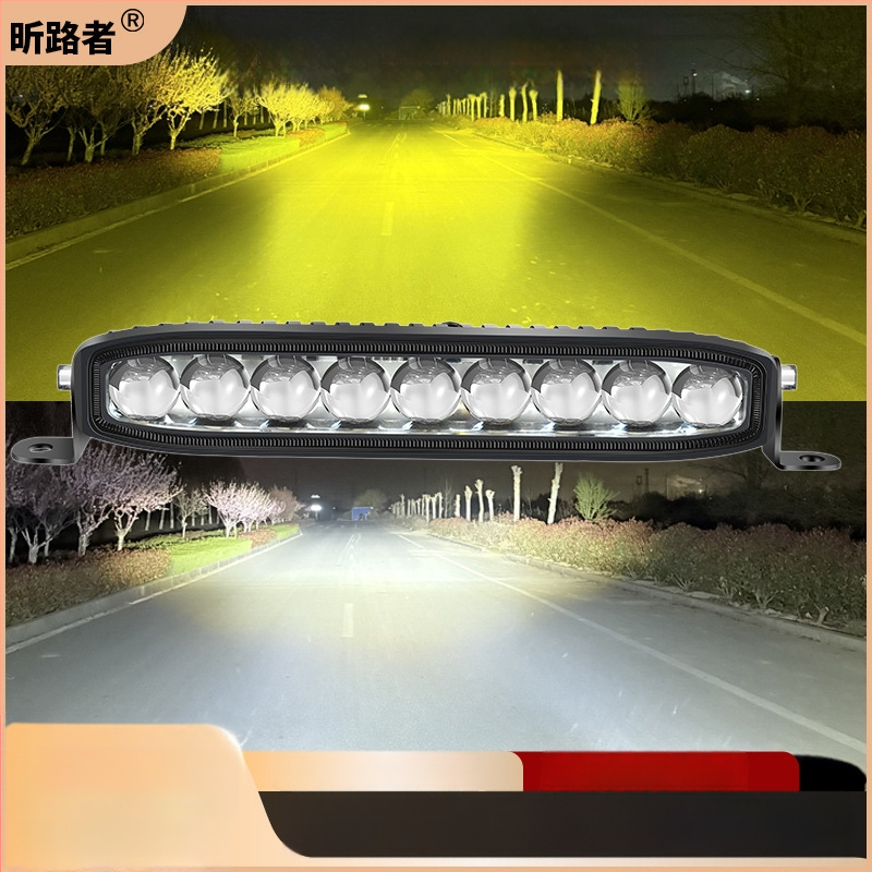 Automobilio grotelėms skirtas lazerinio kanono prožektorius – slėptas LED, 60W, 10–60V, 1440 lm, aliuminio lydinys, modelis W0118d