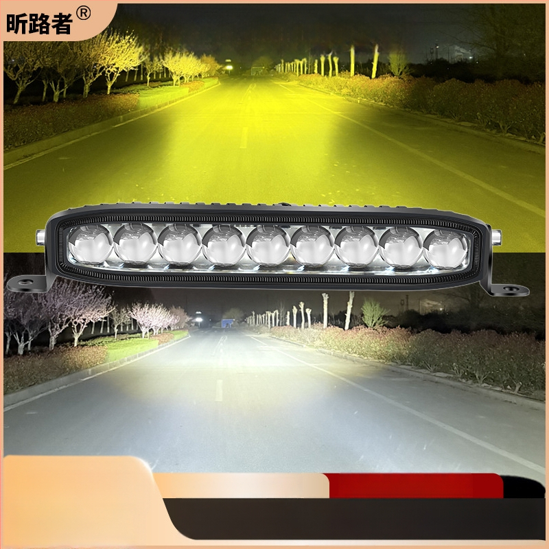 Automobilio grotelėms skirtas lazerinio kanono prožektorius – slėptas LED, 60W, 10–60V, 1440 lm, aliuminio lydinys, modelis W0118d