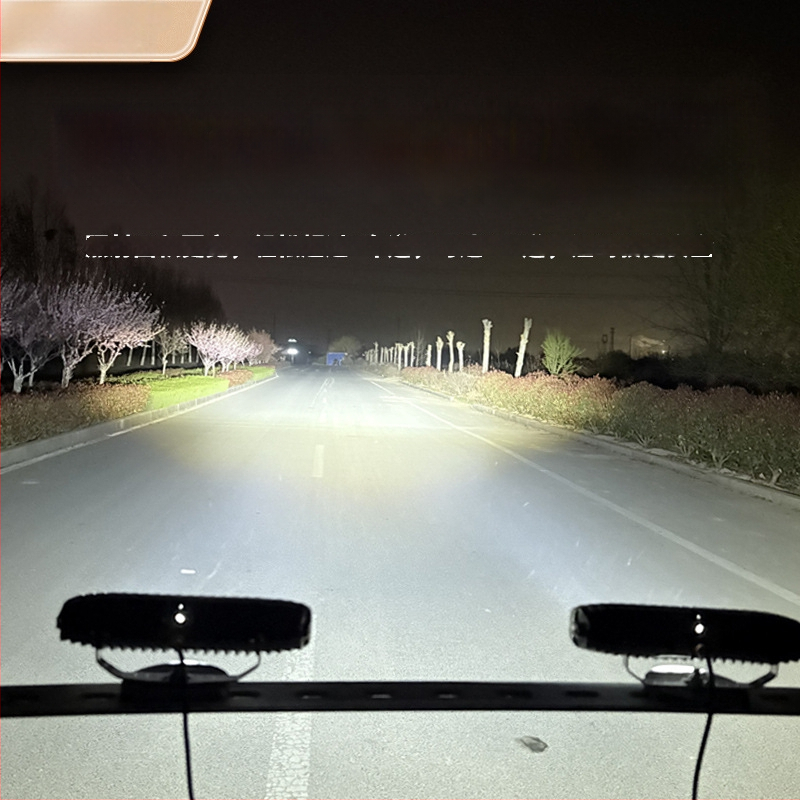 Automobilio grotelėms skirtas lazerinio kanono prožektorius – slėptas LED, 60W, 10–60V, 1440 lm, aliuminio lydinys, modelis W0118d