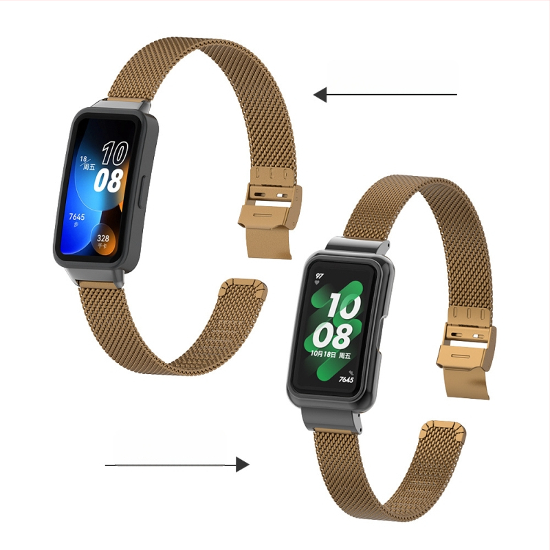 Nerđajući čelik Milanese kopča remen za Huawei Band 9/10 s mehanizmom brzog otpuštanja