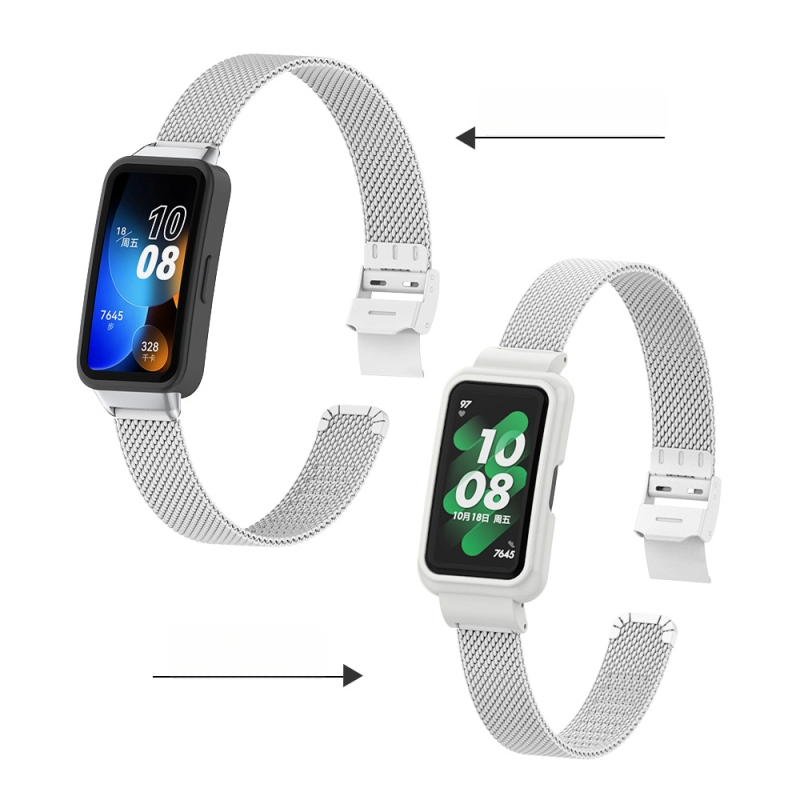 Nerđajući čelik Milanese kopča remen za Huawei Band 9/10 s mehanizmom brzog otpuštanja