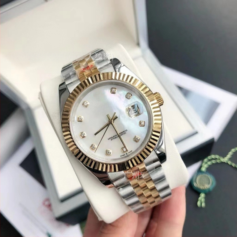 Daiska automatski mehanički sat, narukvica od 904L nehrđajućeg čelika, muški poslovni sat, promjer brojčanika 41 mm, luminescentne kazaljke, kalendar