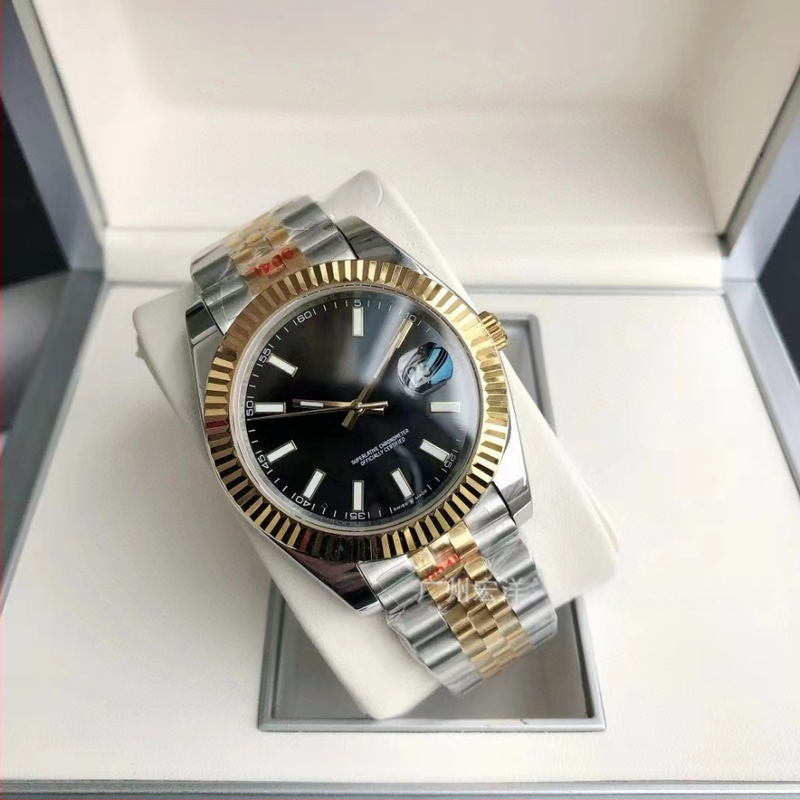 Daiska automatski mehanički sat, narukvica od 904L nehrđajućeg čelika, muški poslovni sat, promjer brojčanika 41 mm, luminescentne kazaljke, kalendar