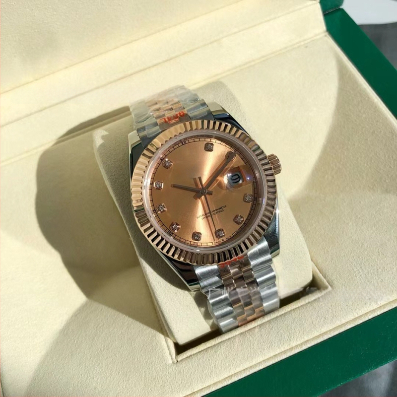 Daiska automatski mehanički sat, narukvica od 904L nehrđajućeg čelika, muški poslovni sat, promjer brojčanika 41 mm, luminescentne kazaljke, kalendar