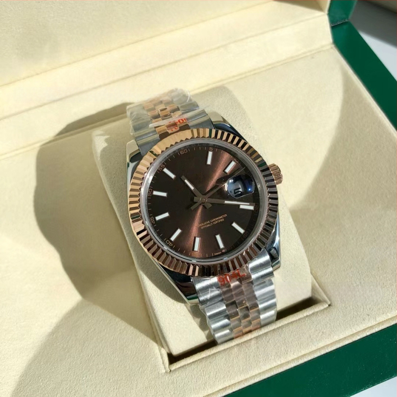 Daiska automatski mehanički sat, narukvica od 904L nehrđajućeg čelika, muški poslovni sat, promjer brojčanika 41 mm, luminescentne kazaljke, kalendar