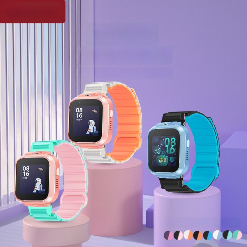 HW silikona magnētiskā siksna bērnu pulksteņiem Mi Tu 4C/5C/6C/2S/U1/6X/C7A/7X