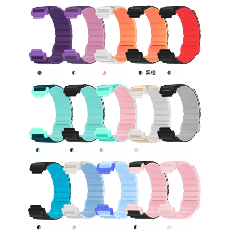 HW silikona magnētiskā siksna bērnu pulksteņiem Mi Tu 4C/5C/6C/2S/U1/6X/C7A/7X