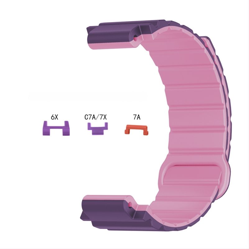 HW silikona magnētiskā siksna bērnu pulksteņiem Mi Tu 4C/5C/6C/2S/U1/6X/C7A/7X