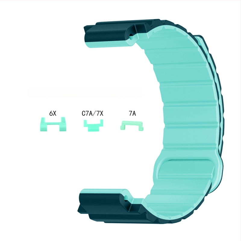 HW silikona magnētiskā siksna bērnu pulksteņiem Mi Tu 4C/5C/6C/2S/U1/6X/C7A/7X