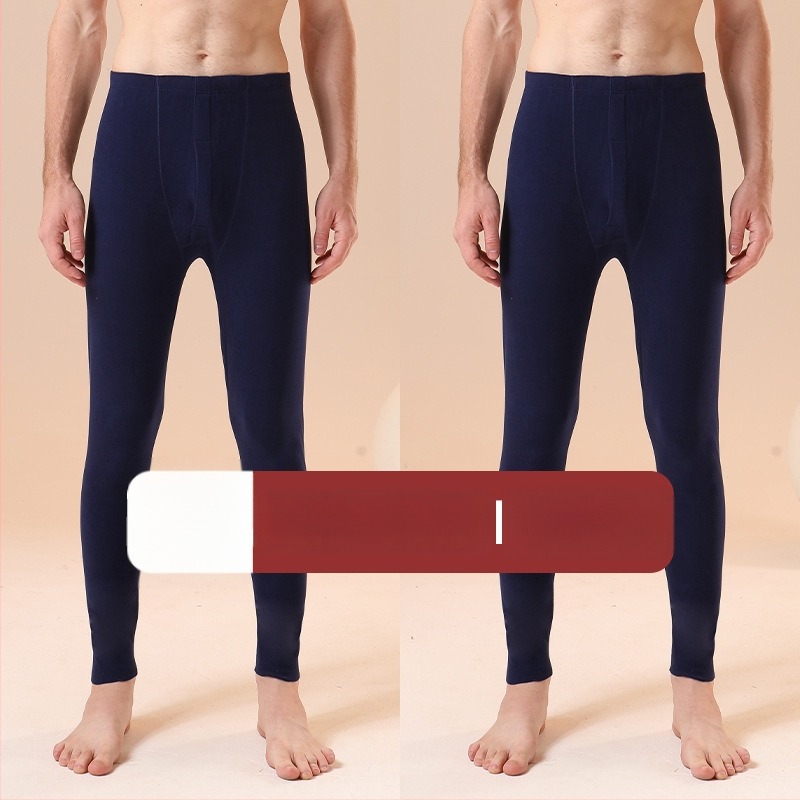 Vīriešu bezšuvju termālās bikses ziemai | Poliesteris; augsts viduklis; auduma svars 181–200 g/m2; uztur siltumu