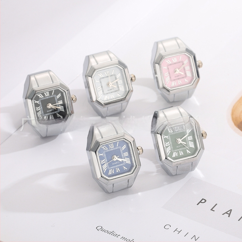 Sieviešu pulkstenis ar kvadrātveida cifernīku, kvarts kustība z618, nerūsējošā tērauda siksna, sakausējuma korpuss, retro stils