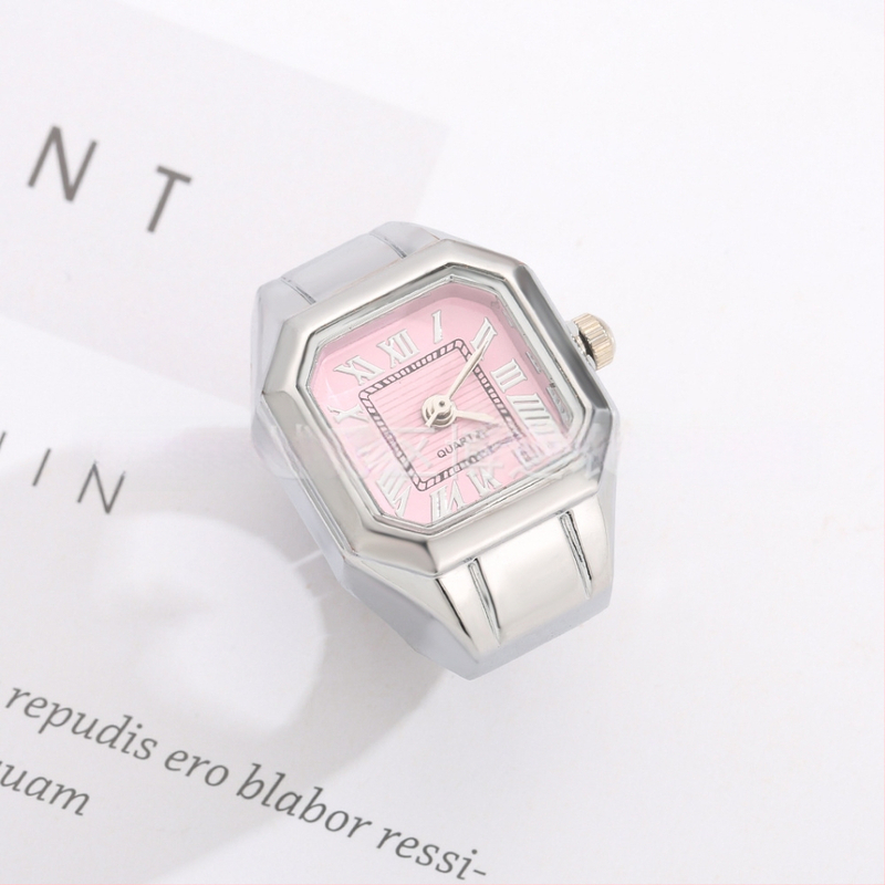 Sieviešu pulkstenis ar kvadrātveida cifernīku, kvarts kustība z618, nerūsējošā tērauda siksna, sakausējuma korpuss, retro stils