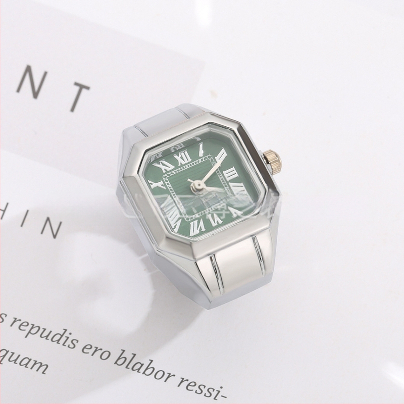 Sieviešu pulkstenis ar kvadrātveida cifernīku, kvarts kustība z618, nerūsējošā tērauda siksna, sakausējuma korpuss, retro stils